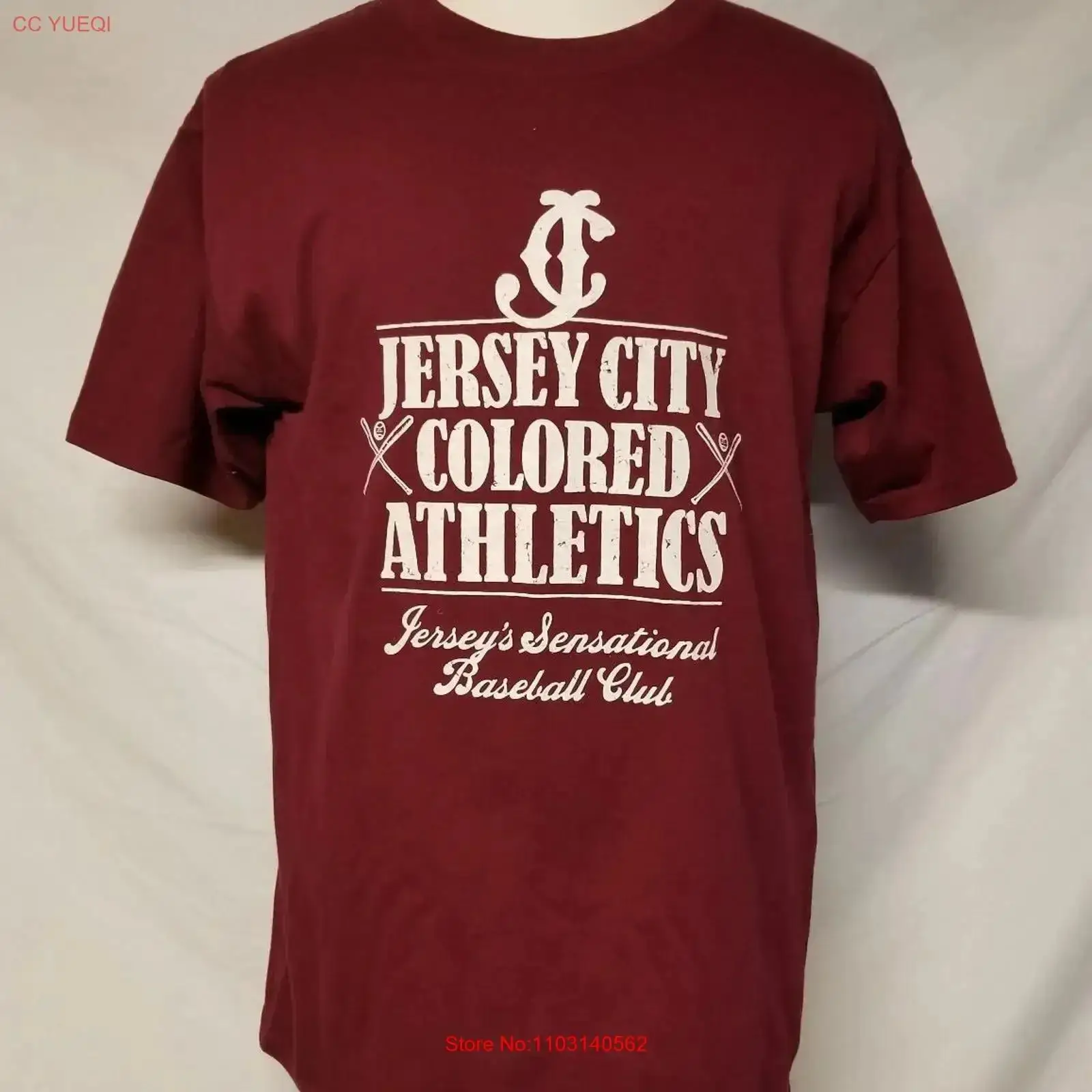 Streetwear Brand Tags - Jersey City Colored Athletics Baseball T-shirt