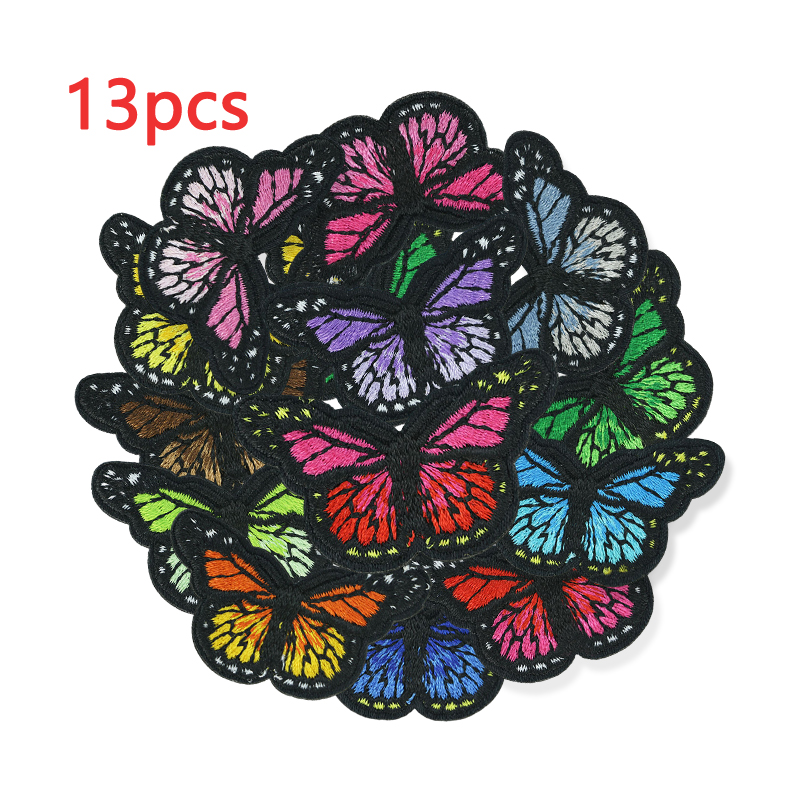 13pcs Lot Vlinder Patches Voor - Streetwear Brand Stickers recensie en prijs