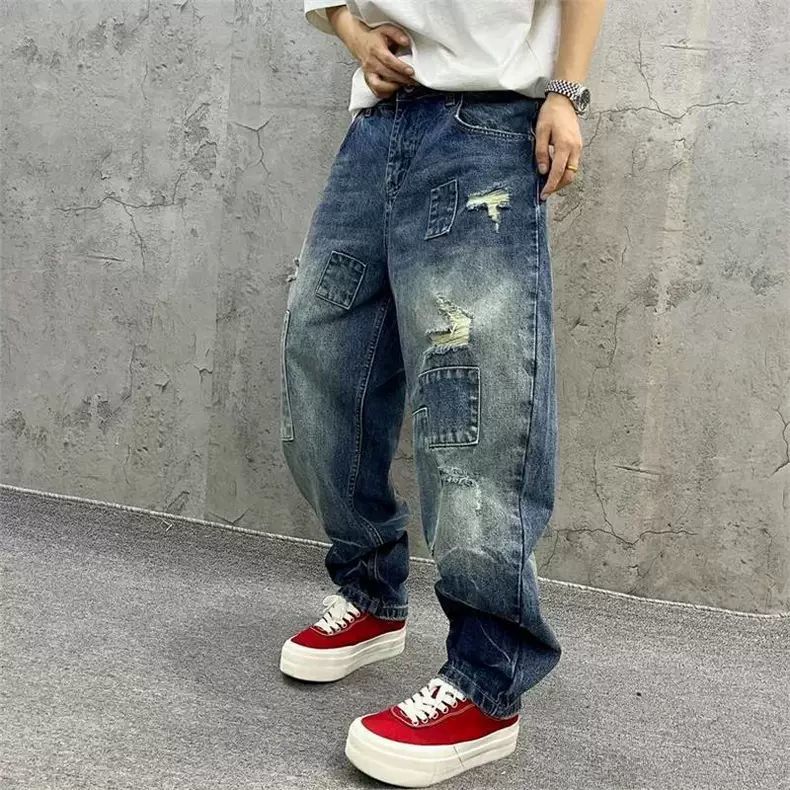 Merk Splicing Jeans Herfstmode - Streetwear Brand Jeans recensie en prijs