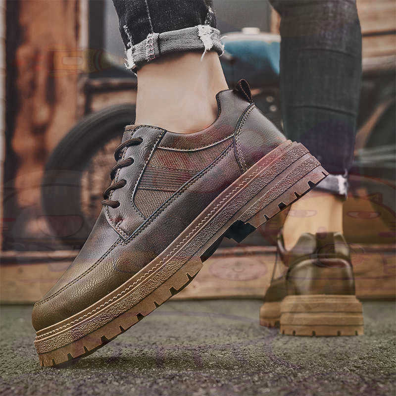 Donker natuurlijk leer Mode-sn - Streetwear Brand Collection recensie en prijs