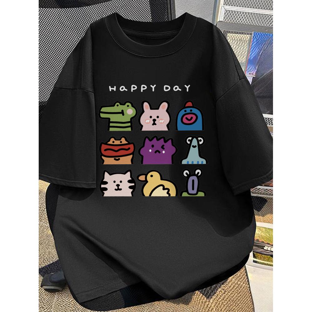 Katoenen T-shirt Grappig Grafi - Streetwear Brand Graphic Designer recensie en prijs