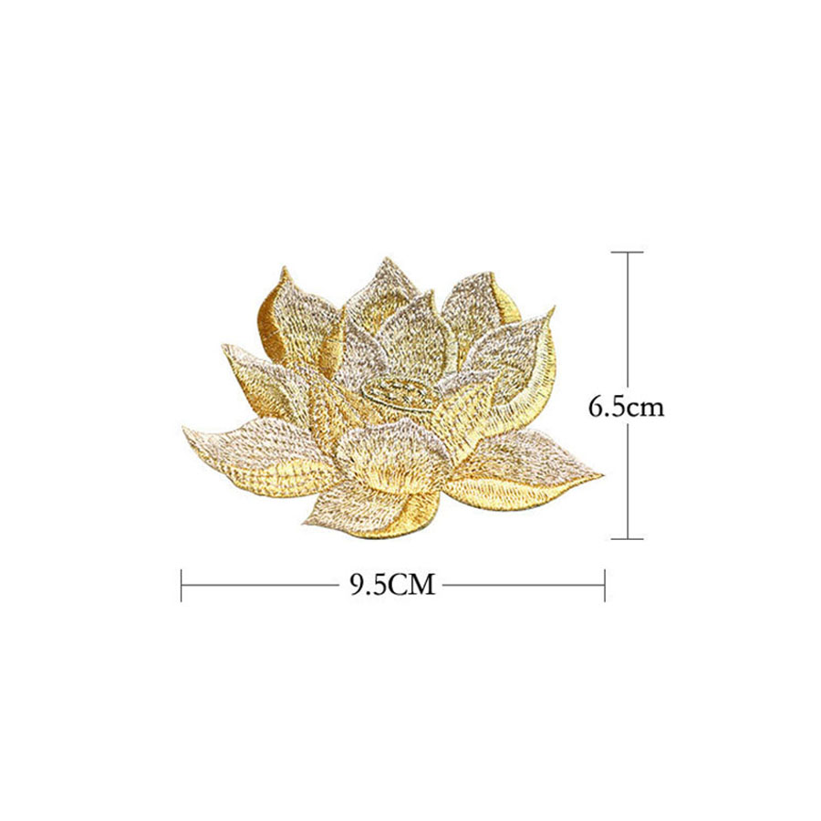 1Pc Roze Lotus Bloem Patch Voo - Streetwear Brand Stickers recensie en prijs