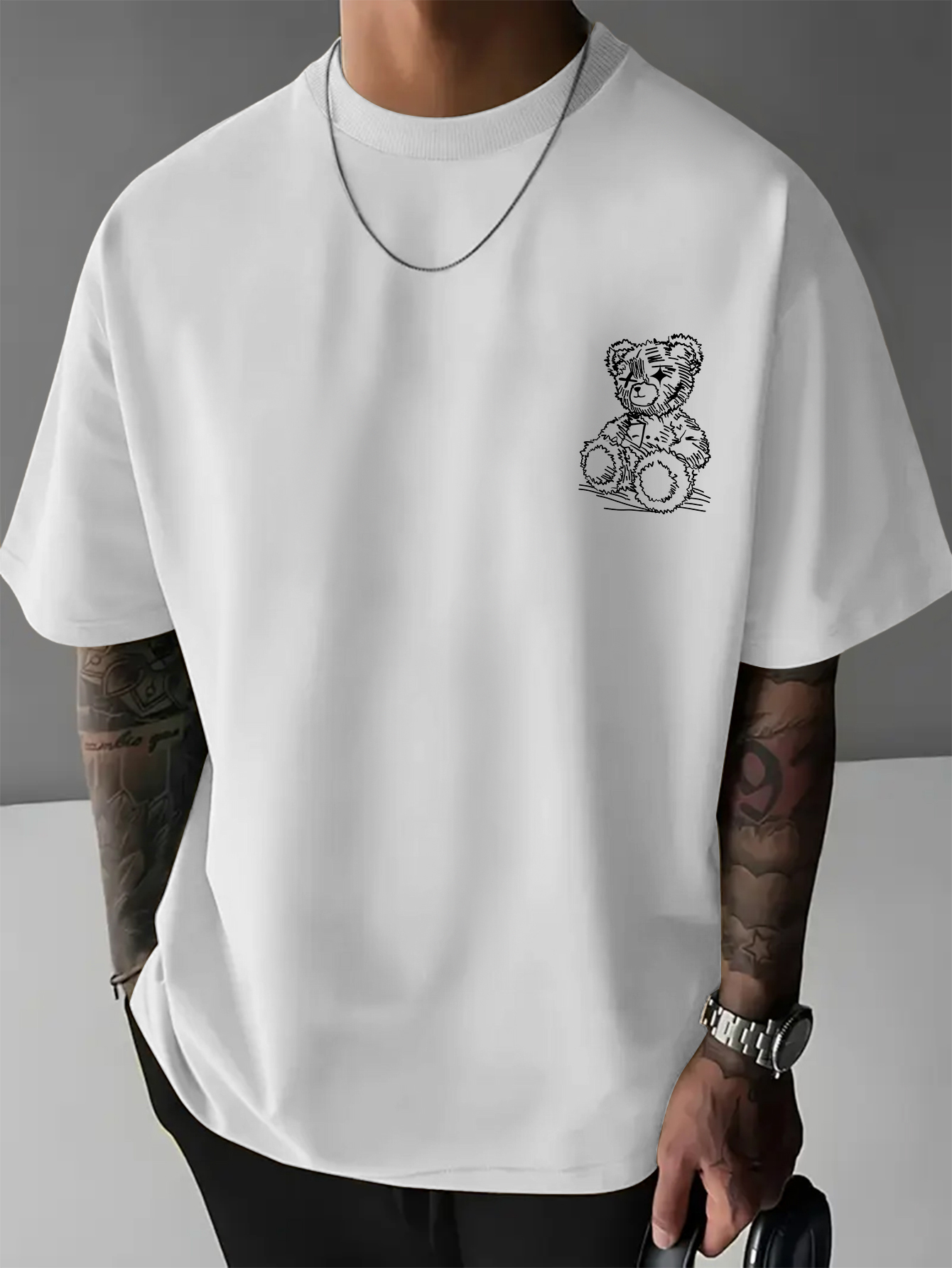 Oversized streetwear-T-shirt v - Streetwear Brand Quotes recensie en prijs
