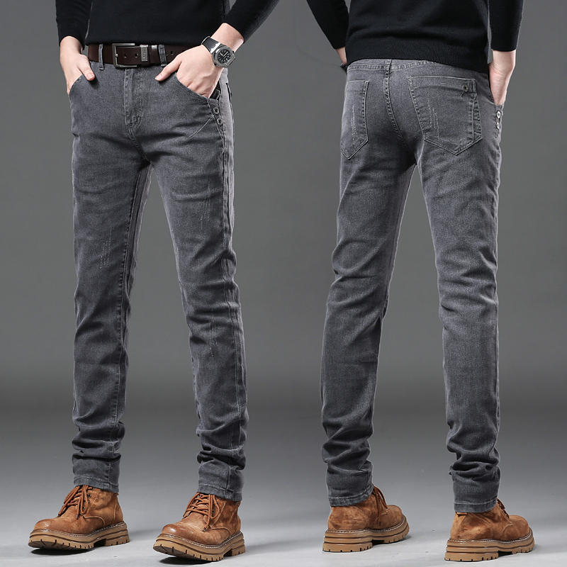 Nieuwe puur grijze Koreaanse s - Streetwear Brand Jeans recensie en prijs