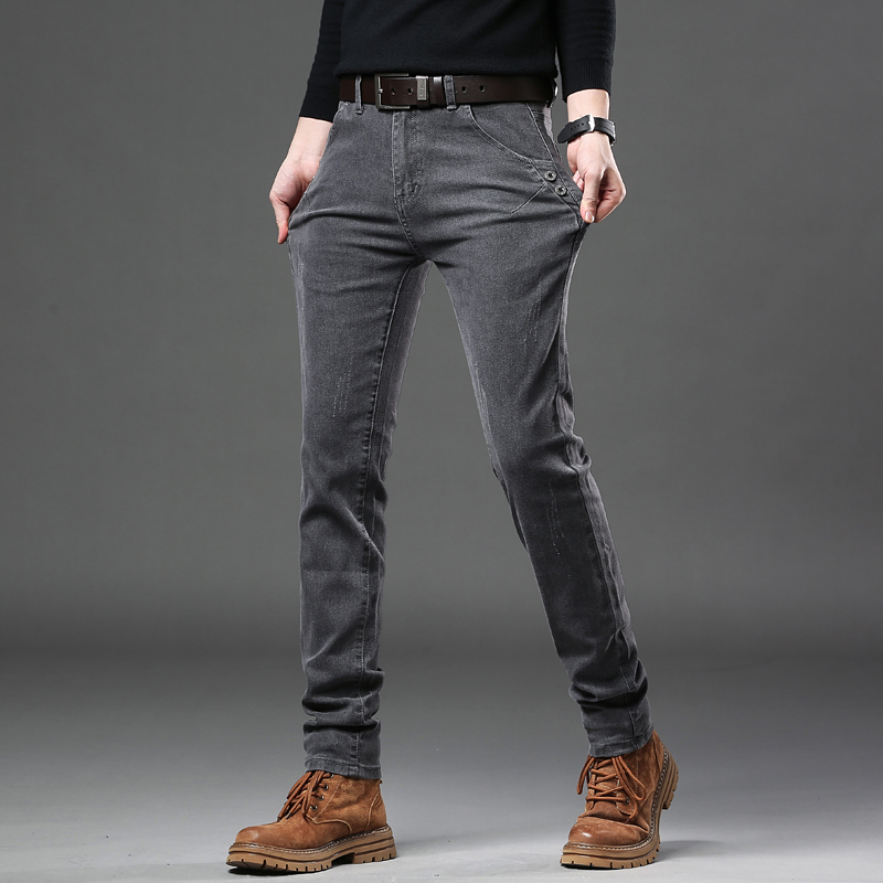 Nieuwe puur grijze Koreaanse s - Streetwear Brand Jeans recensie en prijs