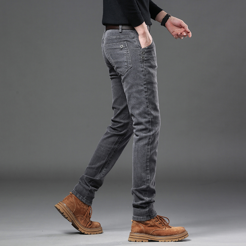 Nieuwe puur grijze Koreaanse s - Streetwear Brand Jeans recensie en prijs