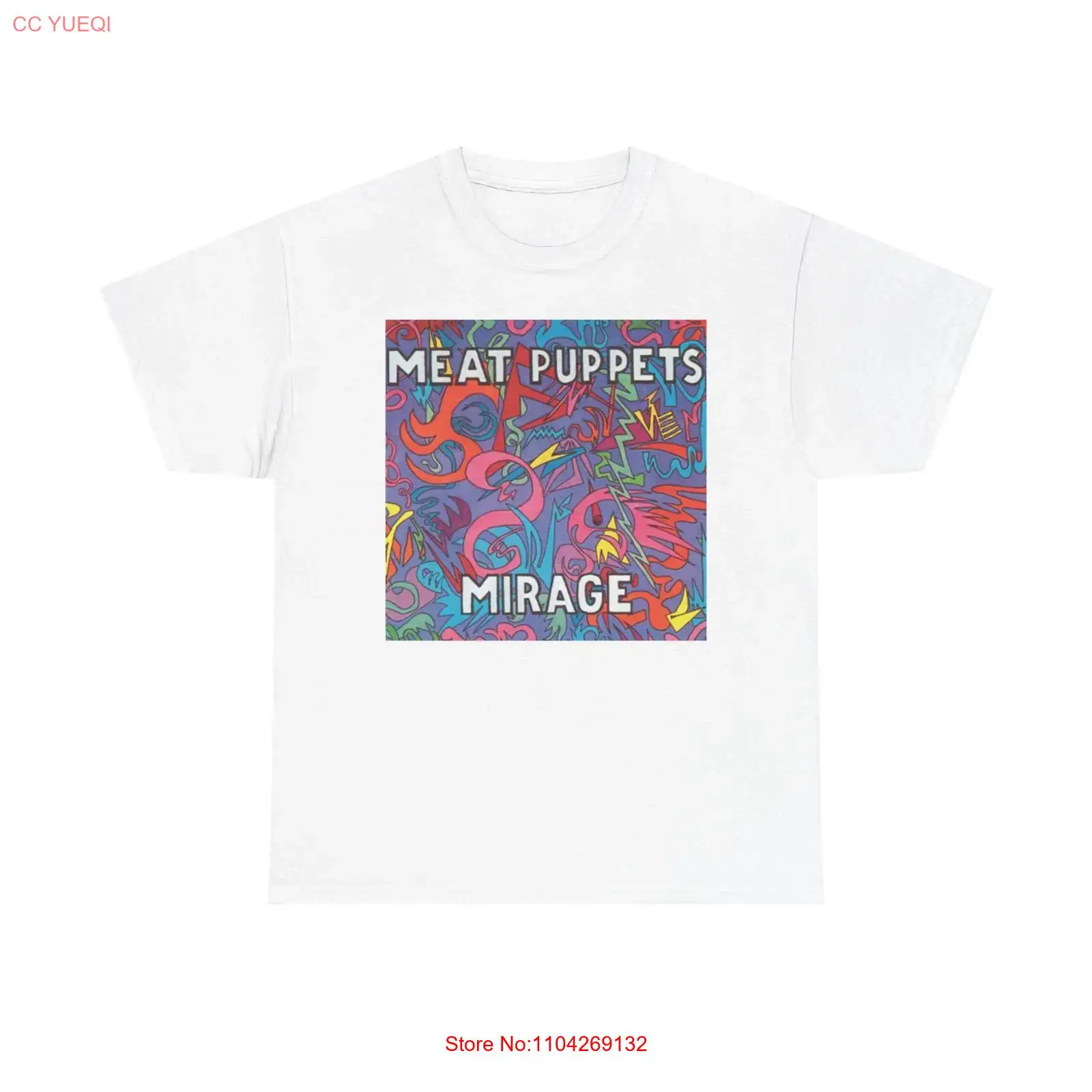 Meat Puppets Mirage T-shirt Zw - Streetwear Brand Graphic Designer recensie en prijs